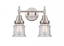  447-2W-SN-G184S - Canton - 2 Light - 14 inch - Satin Nickel - Bath Vanity Light