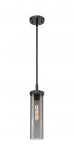  471-1S-BK-G471-12SM - Lincoln - 1 Light - 4 inch - Matte Black - Pendant