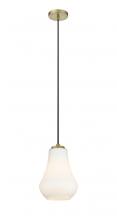  490-1P-BB-G571-7 - Fairfield - 1 Light - 7 inch - Brushed Brass - Cord hung - Mini Pendant