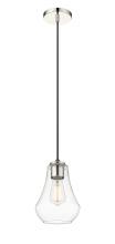  490-1P-PN-G572-7-LED - Fairfield - 1 Light - 7 inch - Polished Nickel - Cord hung - Mini Pendant