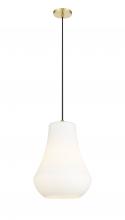  491-1P-SG-G571-12 - Fairfield - 1 Light - 12 inch - Satin Gold - Cord hung - Mini Pendant