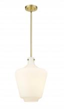  493-1S-SG-G501-12 - Norwalk - 1 Light - 12 inch - Satin Gold - Stem hung - Mini Pendant