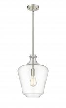  493-1S-SN-G502-12 - Norwalk - 1 Light - 12 inch - Brushed Satin Nickel - Stem hung - Mini Pendant