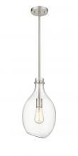  493-1S-SN-G552-9 - Norwalk - 1 Light - 9 inch - Brushed Satin Nickel - Stem hung - Mini Pendant