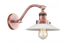  515-1W-AC-G1 - Halophane - 1 Light - 9 inch - Antique Copper - Sconce