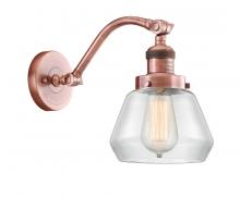  515-1W-AC-G172 - Fulton - 1 Light - 7 inch - Antique Copper - Sconce