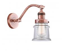  515-1W-AC-G182S - Canton - 1 Light - 7 inch - Antique Copper - Sconce