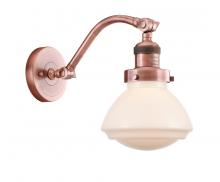  515-1W-AC-G321 - Olean - 1 Light - 7 inch - Antique Copper - Sconce