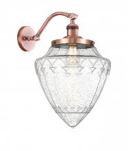  515-1W-AC-G664-12 - Bullet - 1 Light - 12 inch - Antique Copper - Sconce