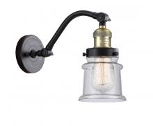  515-1W-BAB-G184S - Canton - 1 Light - 7 inch - Black Antique Brass - Sconce