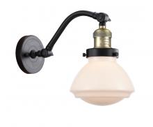  515-1W-BAB-G321 - Olean - 1 Light - 7 inch - Black Antique Brass - Sconce