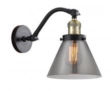  515-1W-BAB-G43-LED - Cone - 1 Light - 8 inch - Black Antique Brass - Sconce