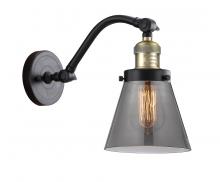  515-1W-BAB-G63-LED - Cone - 1 Light - 7 inch - Black Antique Brass - Sconce