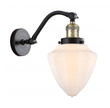  515-1W-BAB-G661-7 - Bullet - 1 Light - 7 inch - Black Antique Brass - Sconce