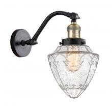  515-1W-BAB-G664-7 - Bullet - 1 Light - 7 inch - Black Antique Brass - Sconce