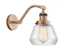  515-1W-BB-G172 - Fulton - 1 Light - 7 inch - Brushed Brass - Sconce