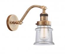  515-1W-BB-G182S - Canton - 1 Light - 7 inch - Brushed Brass - Sconce