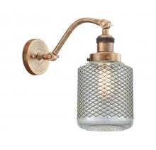  515-1W-BB-G262 - Stanton - 1 Light - 6 inch - Brushed Brass - Sconce