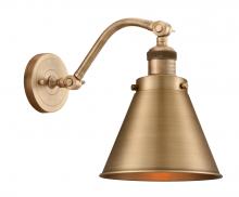  515-1W-BB-M13-BB - Appalachian - 1 Light - 8 inch - Brushed Brass - Sconce