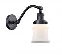  515-1W-BK-G181S - Canton - 1 Light - 7 inch - Matte Black - Sconce