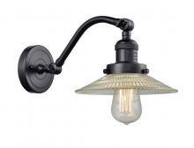  515-1W-BK-G2 - Halophane - 1 Light - 9 inch - Matte Black - Sconce