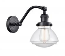  515-1W-BK-G322 - Olean - 1 Light - 7 inch - Matte Black - Sconce