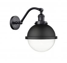  515-1W-BK-HFS-82-BK - Hampden - 1 Light - 9 inch - Matte Black - Sconce