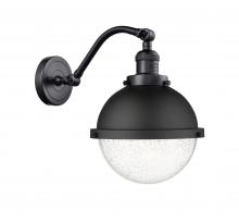  515-1W-BK-HFS-84-BK - Hampden - 1 Light - 9 inch - Matte Black - Sconce