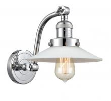  515-1W-PC-G1 - Halophane - 1 Light - 9 inch - Polished Chrome - Sconce