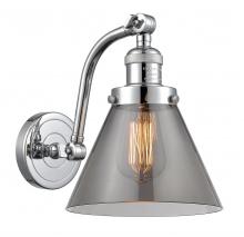 Innovations Lighting 515-1W-PC-G43-LED - Cone - 1 Light - 8 inch - Polished Chrome - Adjustable Sconce