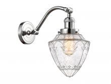  515-1W-PC-G664-7 - Bullet - 1 Light - 7 inch - Polished Chrome - Sconce