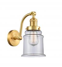  515-1W-SG-G182 - Canton - 1 Light - 6 inch - Satin Gold - Sconce