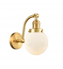Innovations Lighting 515-1W-SG-G201-6-LED - Beacon - 1 Light - 6 inch - Satin Gold - Adjustable Sconce