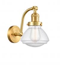  515-1W-SG-G324 - Olean - 1 Light - 7 inch - Satin Gold - Sconce