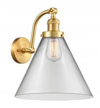  515-1W-SG-G42-L - Cone - 1 Light - 12 inch - Satin Gold - Sconce