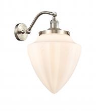  515-1W-SN-G661-12 - Bullet - 1 Light - 12 inch - Brushed Satin Nickel - Sconce