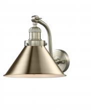  515-1W-SN-M10-SN - Briarcliff - 1 Light - 10 inch - Brushed Satin Nickel - Sconce