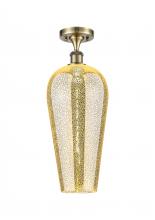 Innovations Lighting 516-1C-AB-G456-8ME - Chelsea - 1 Light - 8 inch - Antique Brass - Semi-Flush Mount