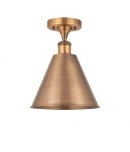  516-1C-AC-MBC-12-AC-LED - Berkshire - 1 Light - 12 inch - Antique Copper - Semi-Flush Mount