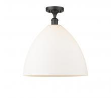  516-1C-OB-GBD-161-LED - Bristol - 1 Light - 16 inch - Oil Rubbed Bronze - Semi-Flush Mount