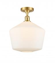  516-1C-SG-G651-12 - Cindyrella - 1 Light - 12 inch - Satin Gold - Semi-Flush Mount