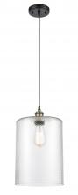  516-1P-BAB-G112-L - Cobbleskill - 1 Light - 9 inch - Black Antique Brass - Cord hung - Mini Pendant