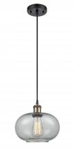  516-1P-BAB-G247 - Gorham - 1 Light - 10 inch - Black Antique Brass - Cord hung - Mini Pendant