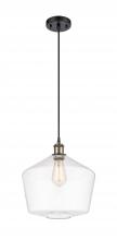  516-1P-BAB-G652-12 - Cindyrella - 1 Light - 12 inch - Black Antique Brass - Cord hung - Mini Pendant