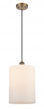  516-1P-BB-G111-L - Cobbleskill - 1 Light - 9 inch - Brushed Brass - Cord hung - Mini Pendant