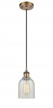 Innovations Lighting 516-1P-BB-G2511-LED - Caledonia - 1 Light - 5 inch - Brushed Brass - Cord hung - Mini Pendant