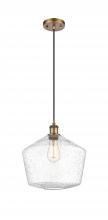  516-1P-BB-G654-12 - Cindyrella - 1 Light - 12 inch - Brushed Brass - Cord hung - Mini Pendant