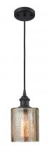  516-1P-BK-G116-LED - Cobbleskill - 1 Light - 5 inch - Matte Black - Cord hung - Mini Pendant