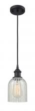  516-1P-BK-G2511-LED - Caledonia - 1 Light - 5 inch - Matte Black - Cord hung - Mini Pendant