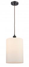  516-1P-OB-G111-L - Cobbleskill - 1 Light - 9 inch - Oil Rubbed Bronze - Cord hung - Mini Pendant